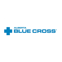 A blue cross logo is shown.